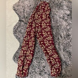 Lucy Love Burgundy Floral Jumpsuit Romper